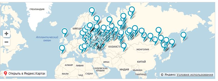 Карта где можно смотреть дома